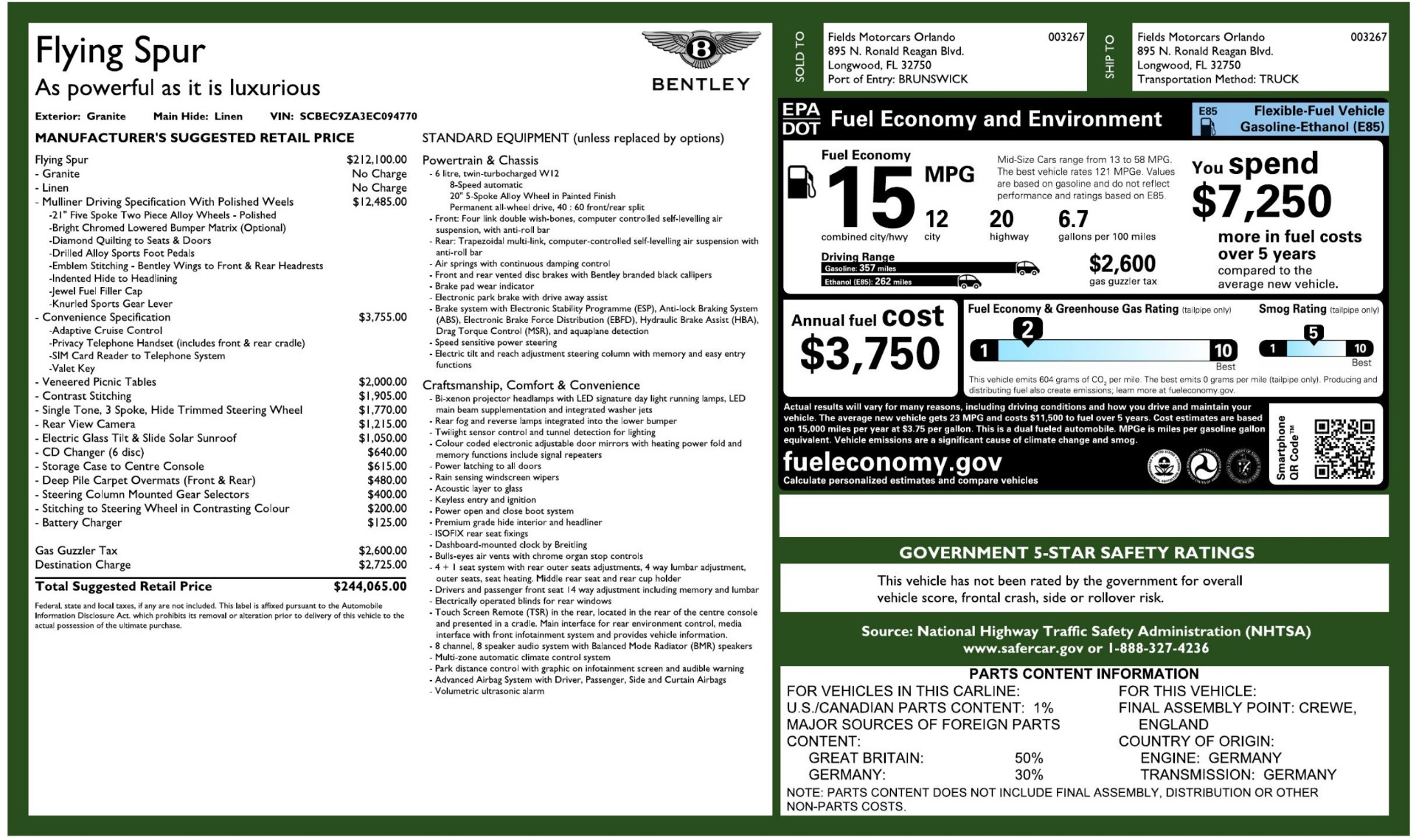 Used-2014-Bentley-Flying-Spur