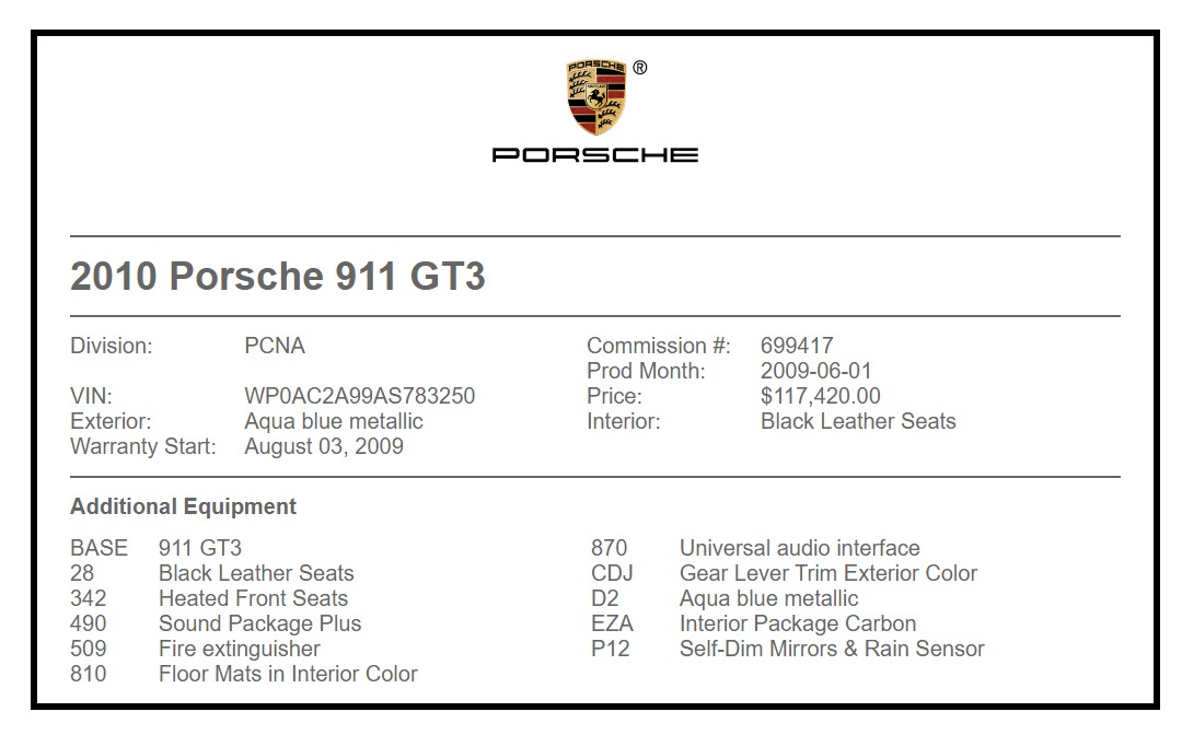 Used-2010-Porsche-911-GT3
