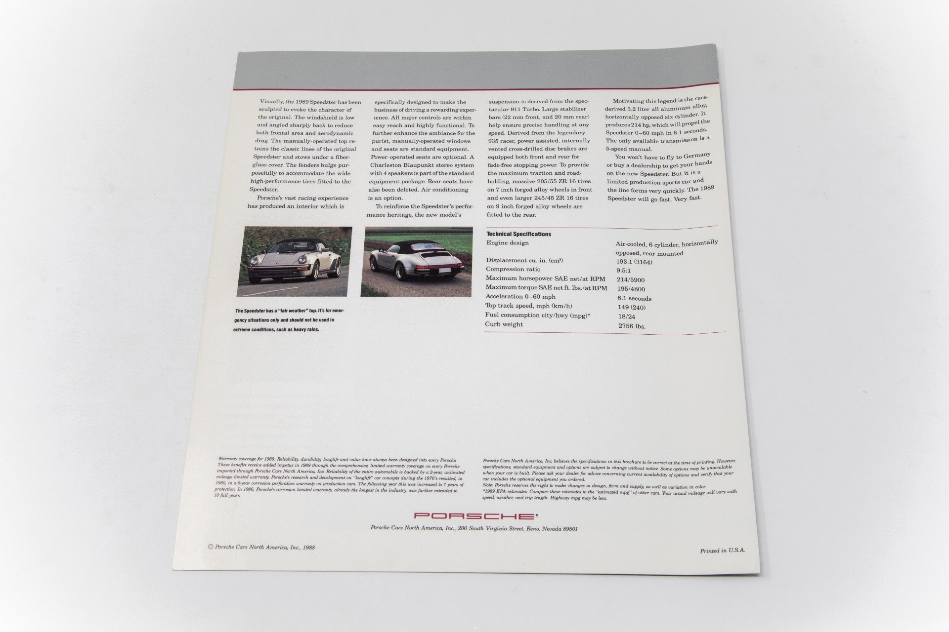 Used-1989-Porsche-911-Carrera-Speedster