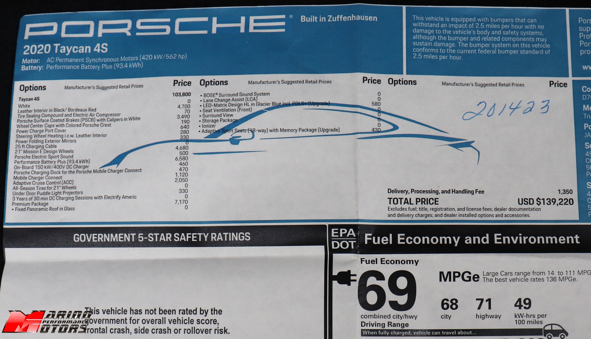 Used-2020-Porsche-Taycan-4S