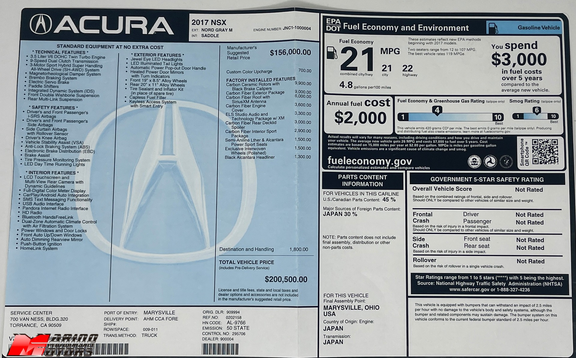 Used-2017-Acura-NSX-SH-AWD-Sport-Hybrid