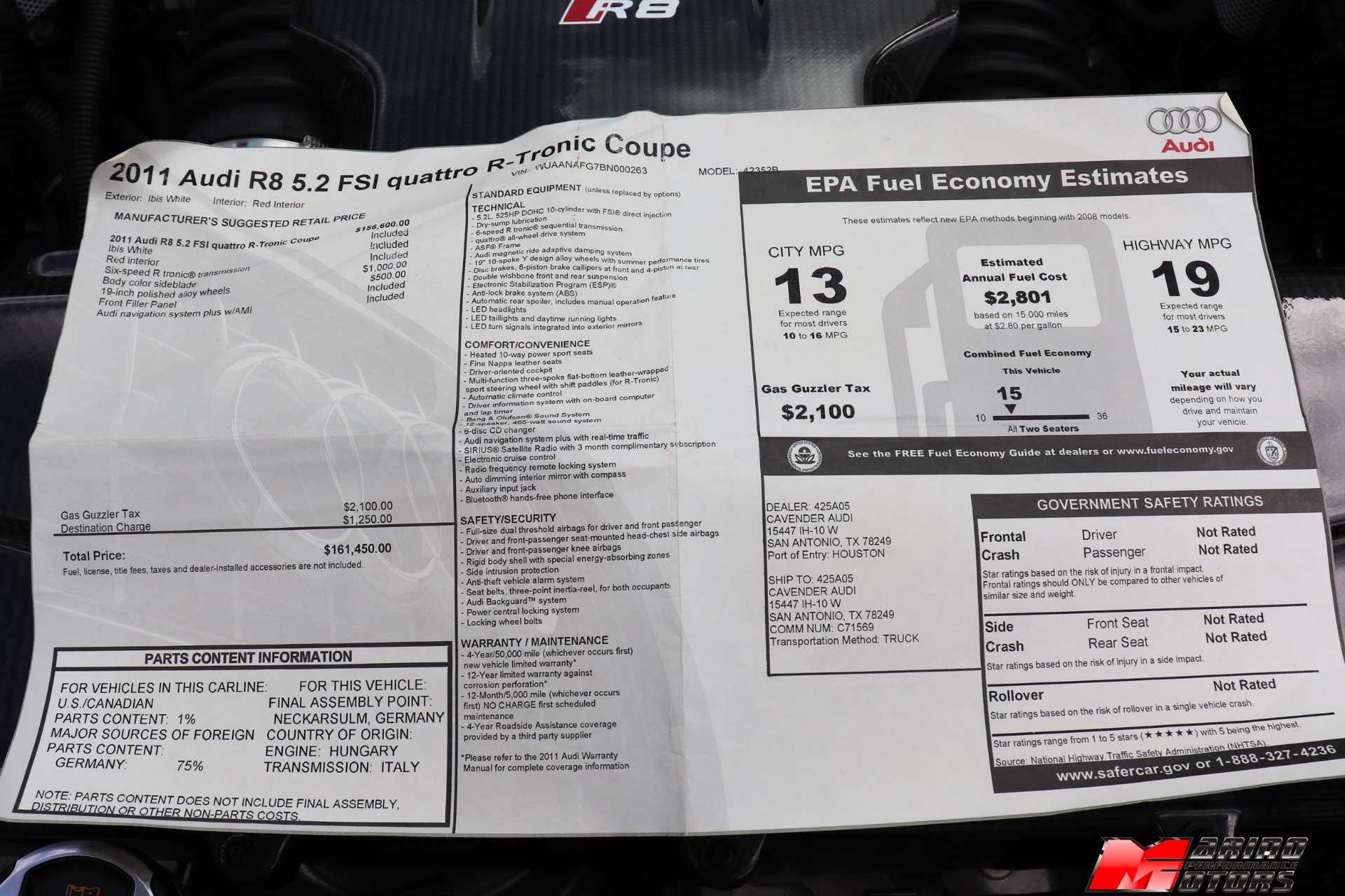 Used-2011-Audi-R8-52-quattro