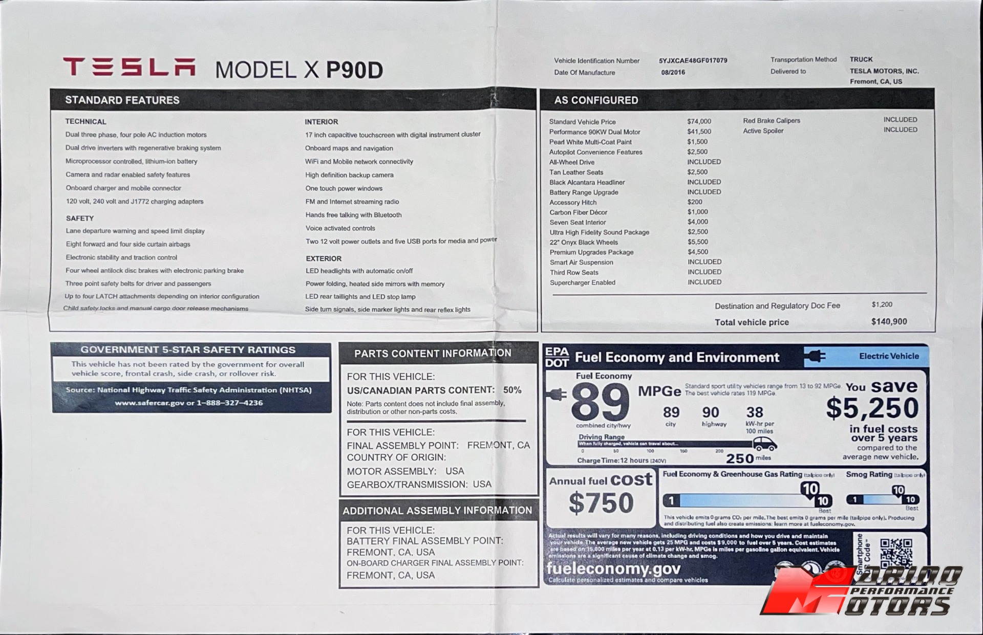 Used-2016-Tesla-Model-X-P90D