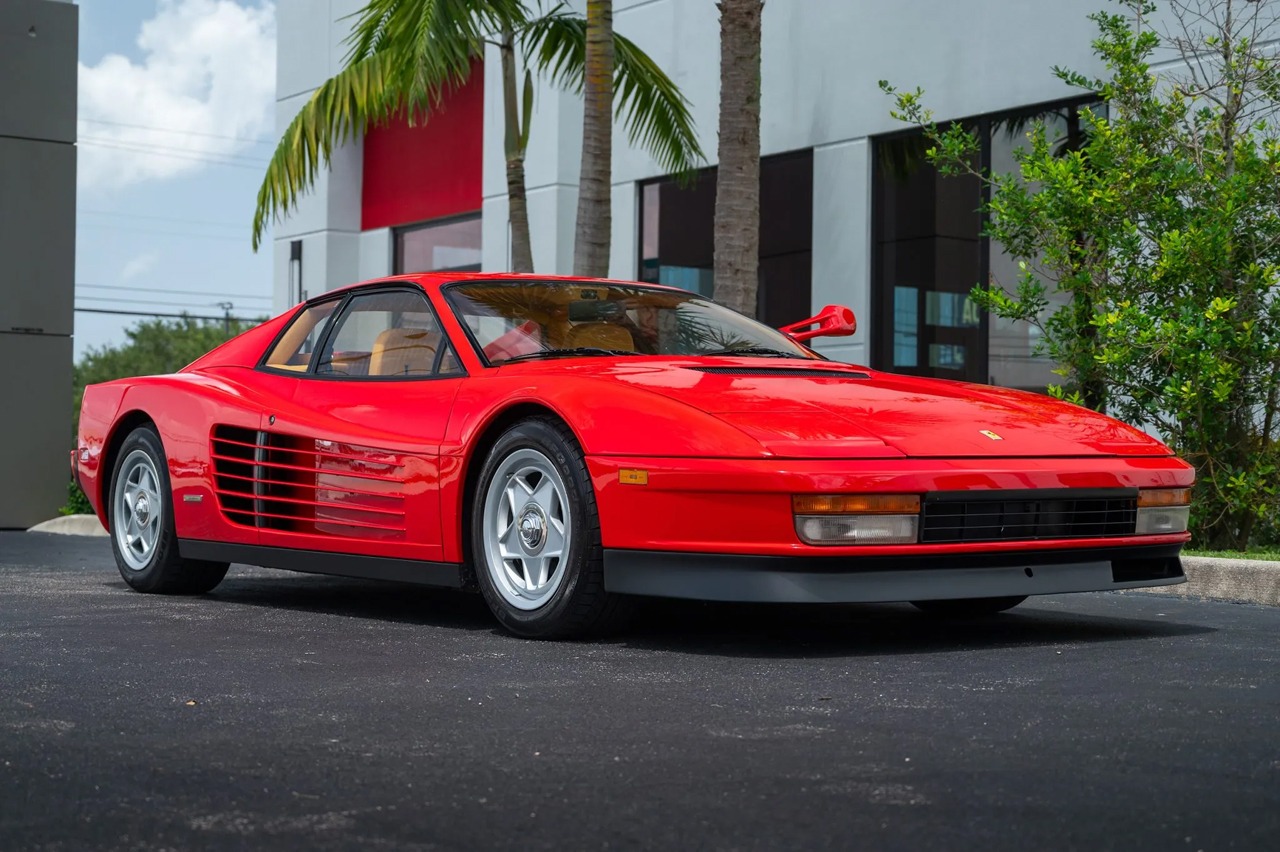 The Used 1986 Ferrari Testarossa is a treasured icon near Boca Raton FL