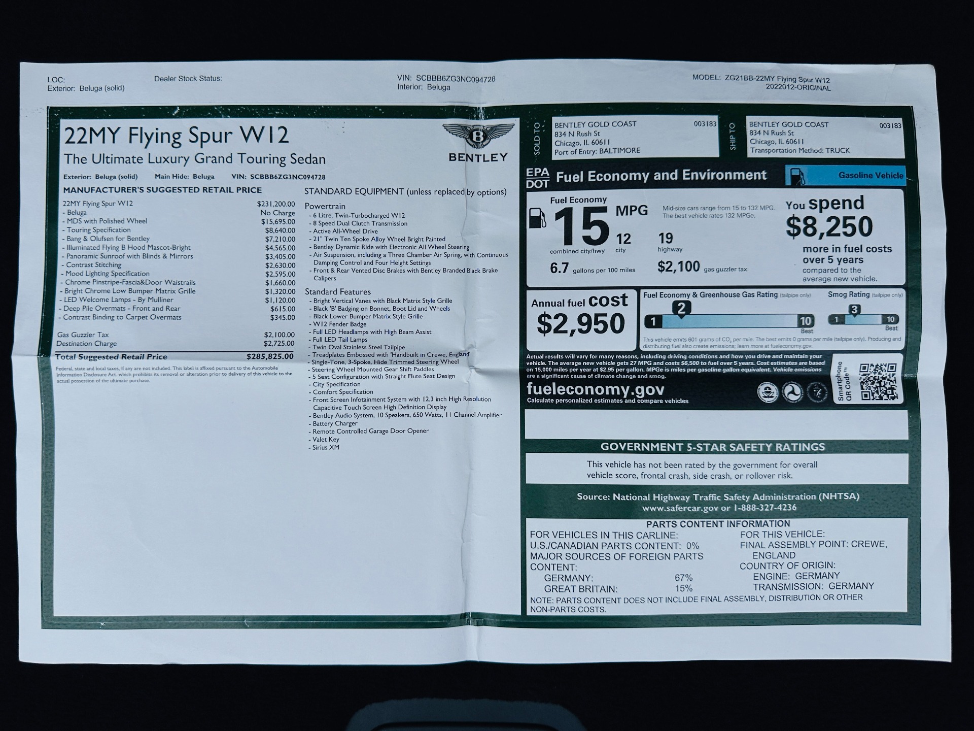 Used-2022-Bentley-Flying-Spur-W12