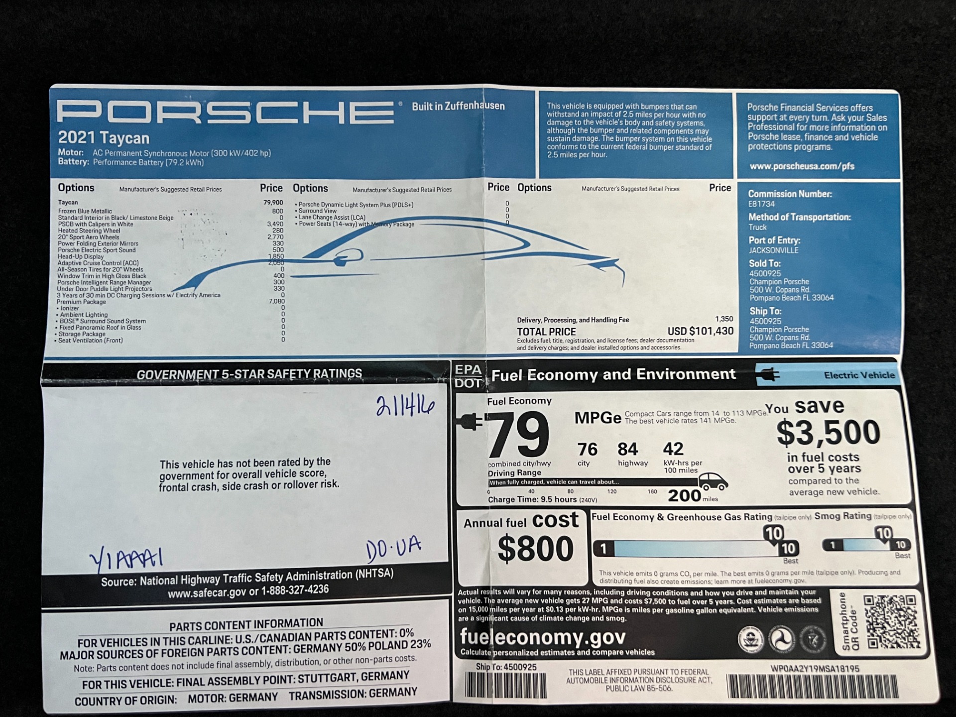 Used-2021-Porsche-Taycan