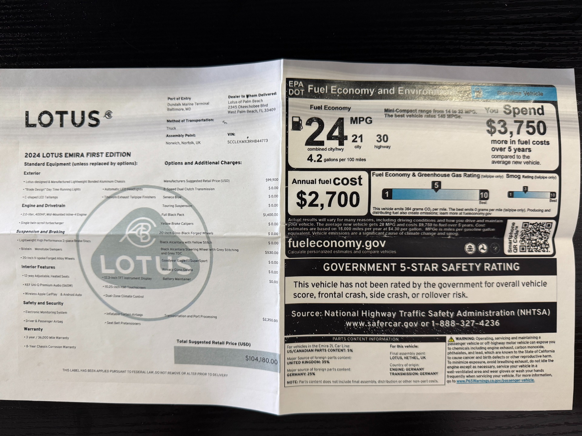 Used-2024-Lotus-Emira-I4-First-Edition