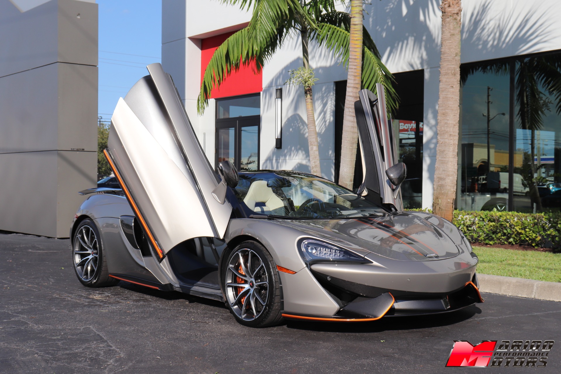 McLaren フルジップジレ オレンジ/グレー Used 2018 McLaren 570S Spider For Sale (Sold) | Marino Performance