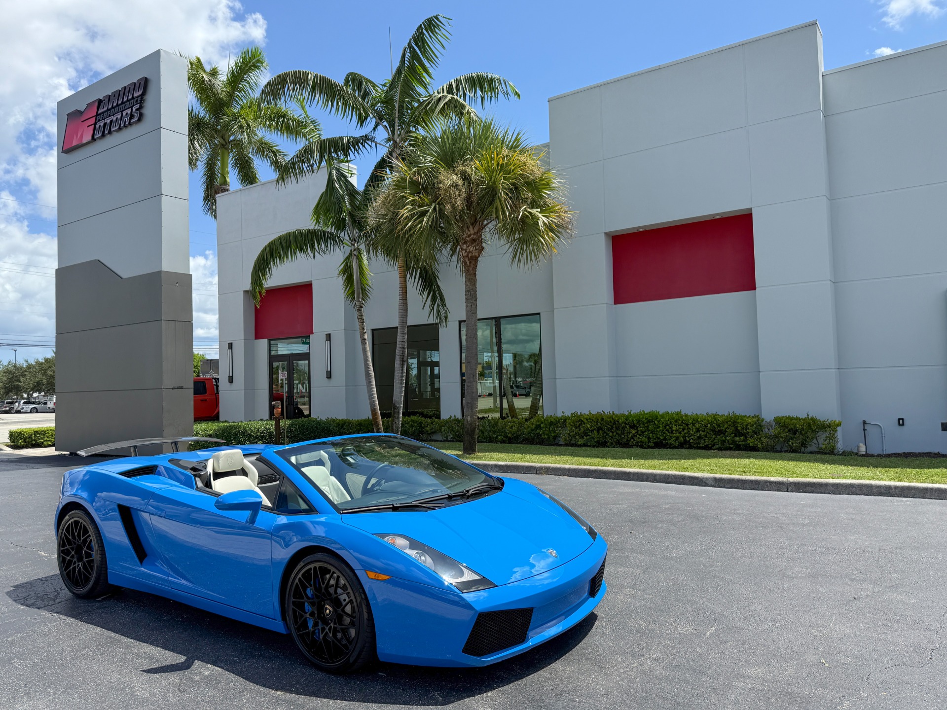 NOREV 1/18 Lamborghini Gallardo Spyder Décapotable - Bleu Clair - Neuve